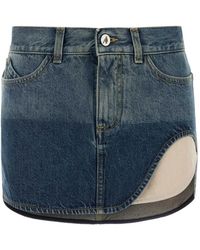 The Attico - Mini Skirt - Lyst
