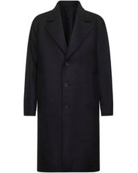 Harris Wharf London - Button-Fastening Wool Coat - Lyst