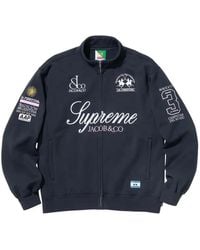 Supreme - X La Martina X Jacob & Co Logo-Embroidered Zip-Up Sweater - Lyst