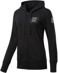 Reebok - Hoodie Crossfit À Fermeture Zippée - Lyst