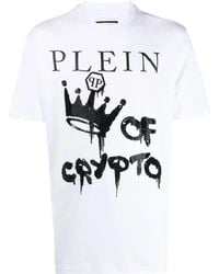 Philipp Plein - Graphic-Print Short-Sleeve T-Shirt - Lyst