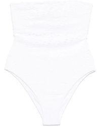 Mc2 Saint Barth - Maillot De Bain À Broderie Anglaise - Lyst