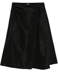 Aspesi - Falda con diseño cruzado - Lyst