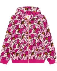 *BABY MILO® STORE BY *A BATHING APE® - プリント ジップアップ パーカー - Lyst