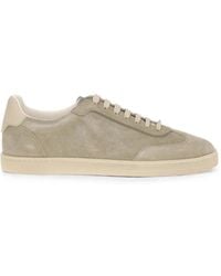 Brunello Cucinelli - Lace-up Suede Sneakers - Lyst