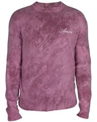Amiri - Logo-Embroidered Sweater - Lyst