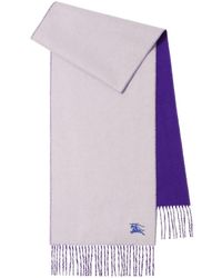 Burberry - Schal Aus Kaschmir Mit Ritteremblem - Lyst