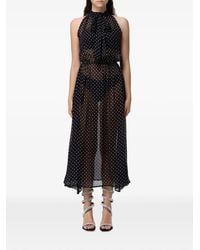 CRI.DA - Taormina Polka-Dot Midi Dress - Lyst