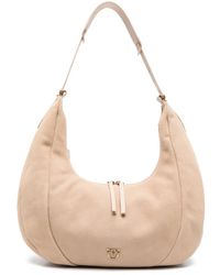 Pinko - Suede Shoulder Bag - Lyst
