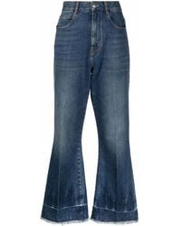 Stella McCartney - Cropped Jeans - Lyst