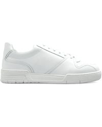 Moschino - Panelled Lace-Up Sneakers - Lyst