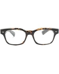 Oliver Peoples - Lunettes De Vue À Monture Rectangulaire - Lyst