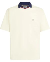 KARL LAGERFELD - Collared V-Neck Ikon T-Shirt - Lyst