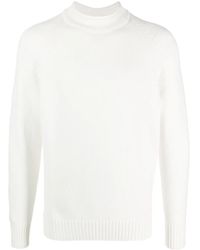 Zanone - Mock-Neck Fine-Knit Jumper - Lyst