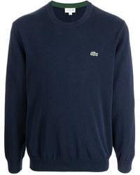 Lacoste - Sudadera con logo bordado - Lyst