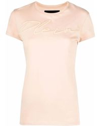 Philipp Plein - Satin Logo-Embroidered T-Shirt - Lyst