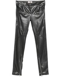 Aniye By - Caly Zip-Detail Faux-Leather Trousers - Lyst
