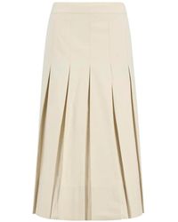 Barbour - Kirby Pleated Midi Skirt - Lyst