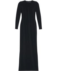 Balenciaga - Maxi-jurk Met Lange Mouwen - Lyst