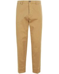 Haikure - Cotton Straight-Leg Pants - Lyst