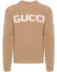 Gucci - ロゴインターシャ セーター - Lyst