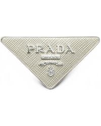 Prada - Boucle De Ceinture Saffiano - Lyst