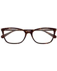 Gucci - Rectangle-Frame Glasses - Lyst