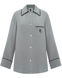 Sleeper - Finnegan Trimmed Pajama-Style Shirt - Lyst