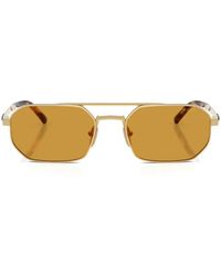 Prada - Geometric-Frame Sunglasses - Lyst
