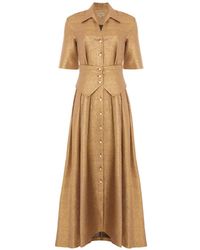 Temperley London - Rita Buttoned Maxi Shirt Dress - Lyst