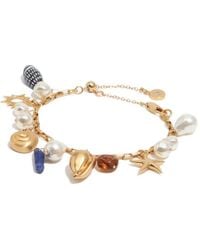 Bimba Y Lola - Charm-Detail Faux-Pearl Bracelets - Lyst