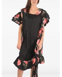 Maison Margiela - Floral-Print Silk Dress - Lyst