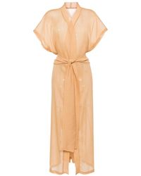 Paramidonna - Kimono Aria largo con cinturón - Lyst