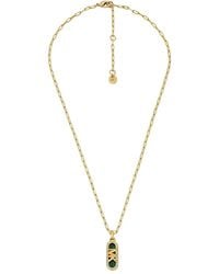 Michael Kors - Chain-Link Pendant Necklace - Lyst