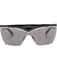 Saint Laurent - Sl 614 Mask Shield-frame Sunglasses - Lyst