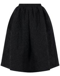 Cecilie Bahnsen - Patterned-Jacquard Skirt - Lyst