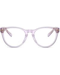 Versace - Round-Frame Glasses - Lyst