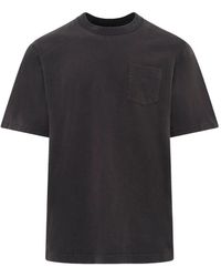Sacai - Chest-Pocket Cotton T-Shirt - Lyst