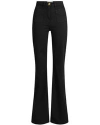 Elisabetta Franchi - Pocket Bell-Bottom Jeans - Lyst