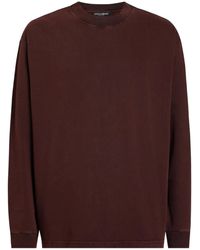 Dolce & Gabbana - T-Shirt Girocollo A Maniche Lunghe - Lyst