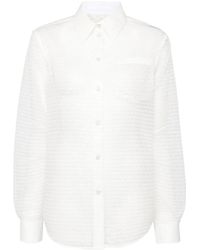 Helmut Lang - Camisa con diseño cruzado - Lyst