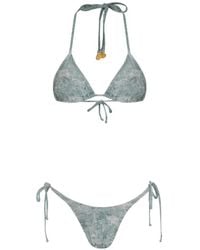 Amir Slama - X Jade Picon Tie Floral-Print Bikini - Lyst