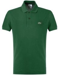 Lacoste - Logo-Patch Short-Sleeve Polo Shirt - Lyst