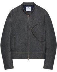 Courreges - Denim Bomber Jacket - Lyst