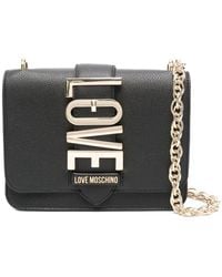 Love Moschino - ロゴプレート ショルダーバッグ - Lyst