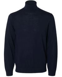 SELECTED - Merino-Wool Turtleneck Sweater - Lyst