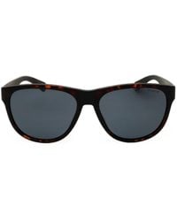 Polaroid - Tortoiseshell-Effect Oval-Frame Sunglasses - Lyst