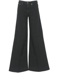 Dondup - Pressed-Crease Flared Jeans - Lyst
