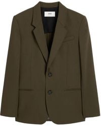 Ami Paris - Blazer Parzialmente Foderato - Lyst
