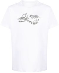 Maharishi - Besticktes T-Shirt aus Bio-Baumwolle - Lyst